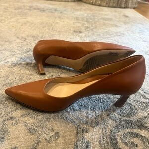 M.M Lafleur Tan Heels size 37.5